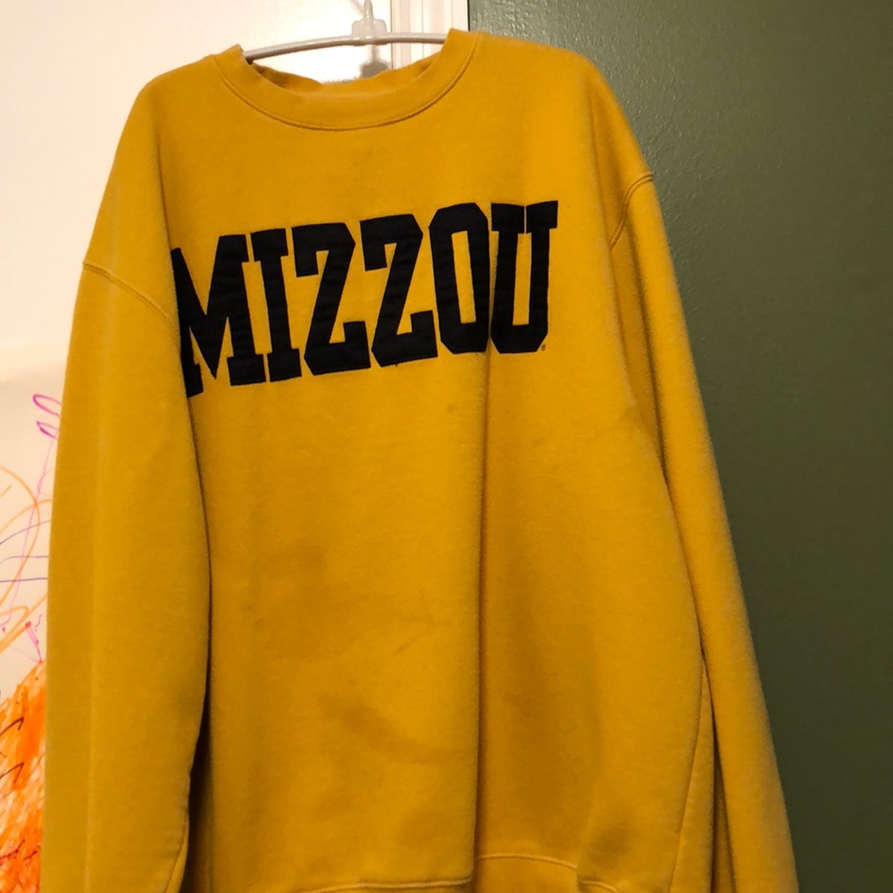 Mustard Mizzou Sweatshirt